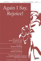 Again I Say Rejoice SATB choral sheet music cover